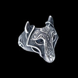 Fenrir Wolf Head Ring