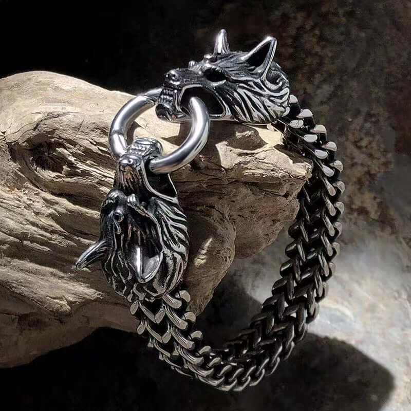 Fenrir's Bite Wolf Bracelets