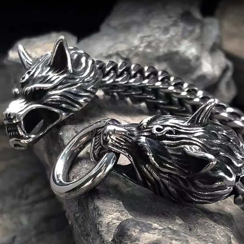 Fenrir's Bite Wolf Bracelets