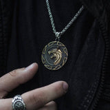 Fenrir's Golden Howl Necklace