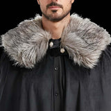 Fur Collar Viking Cloak