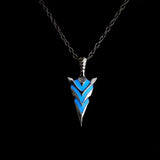 Glow-In-The-Dark Arrow Pendant Necklace