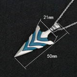 Glow-In-The-Dark Arrow Pendant Necklace