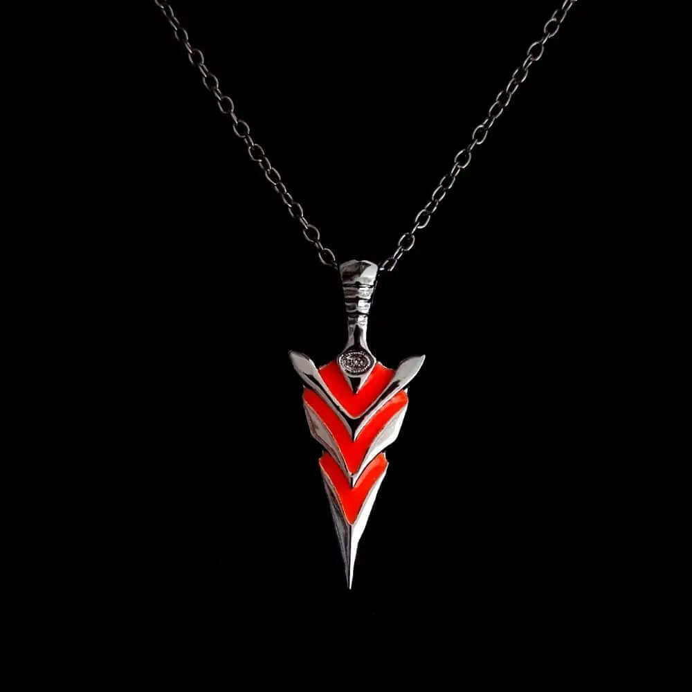 Glow-In-The-Dark Arrow Pendant Necklace