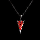 Glow-In-The-Dark Arrow Pendant Necklace