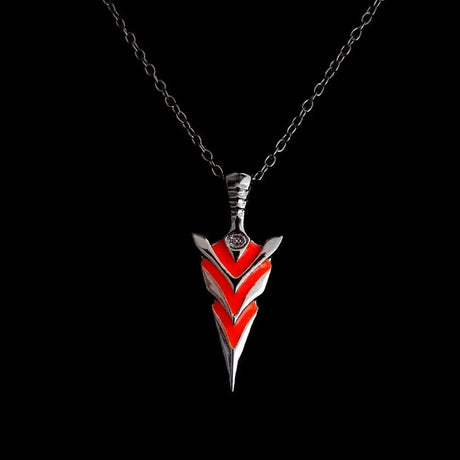 Glow-In-The-Dark Arrow Pendant Necklace