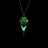 Glow-in-the-Dark Raven Skull Necklace-Tales of Valhalla