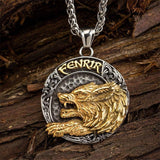 Golden Fenrir Necklace