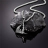 Golden Valknut Axe Necklace