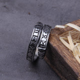 Odins Rune Double Loops Ring