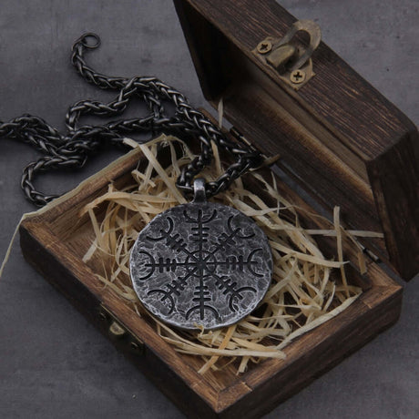 Helm of Awe Rune Necklace-Tales of Valhalla