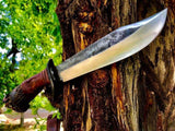 Carved Berserke Hunting Knife