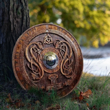 Jörmungandr Norse Runic Shield