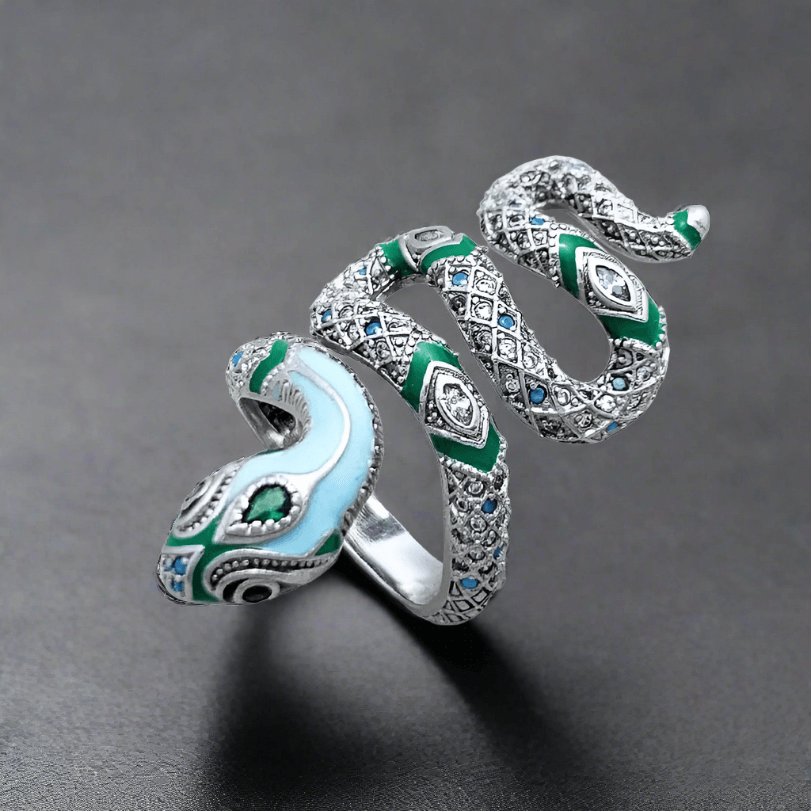 Jormungandr Zirconia Ring