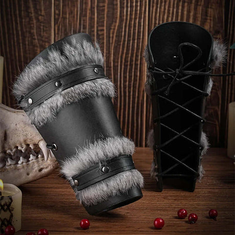 Leather Arm Gauntlets Bracer