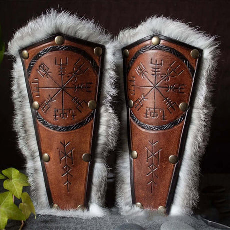 Leather Arm Gauntlets Bracer