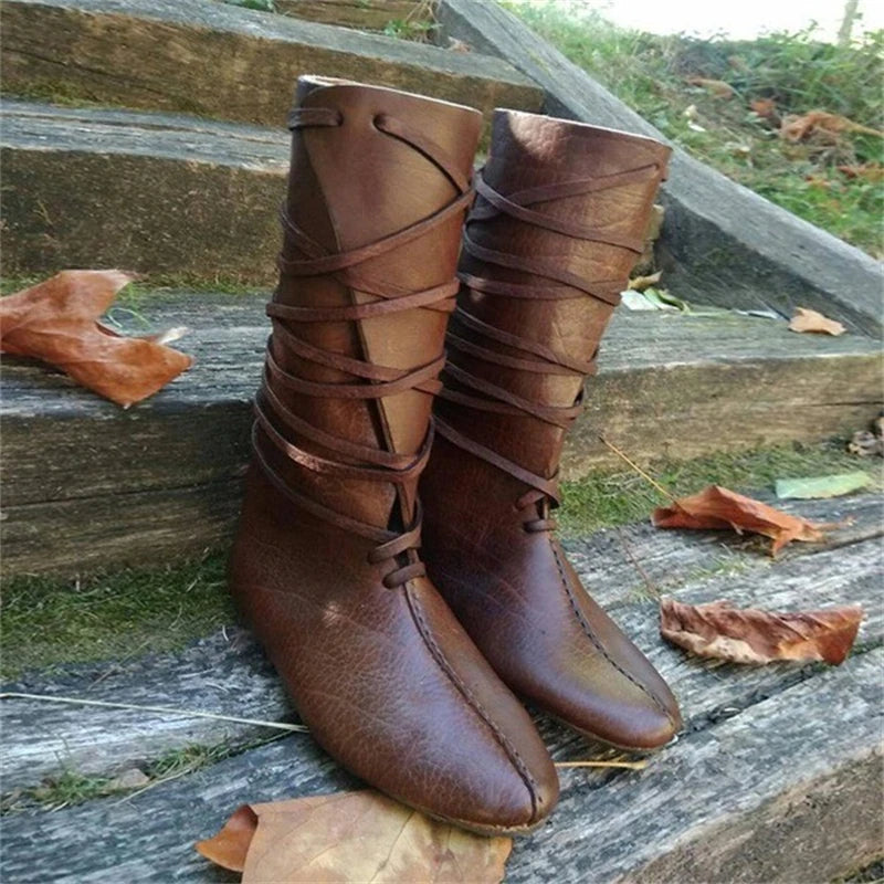 Medieval Leather Boots