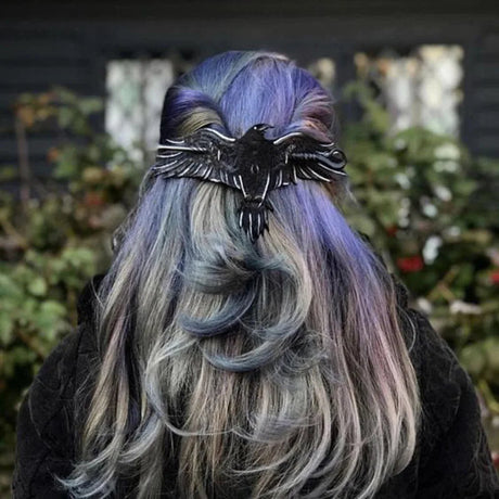 Midnight Raven Hair Pin-Tales of Valhalla