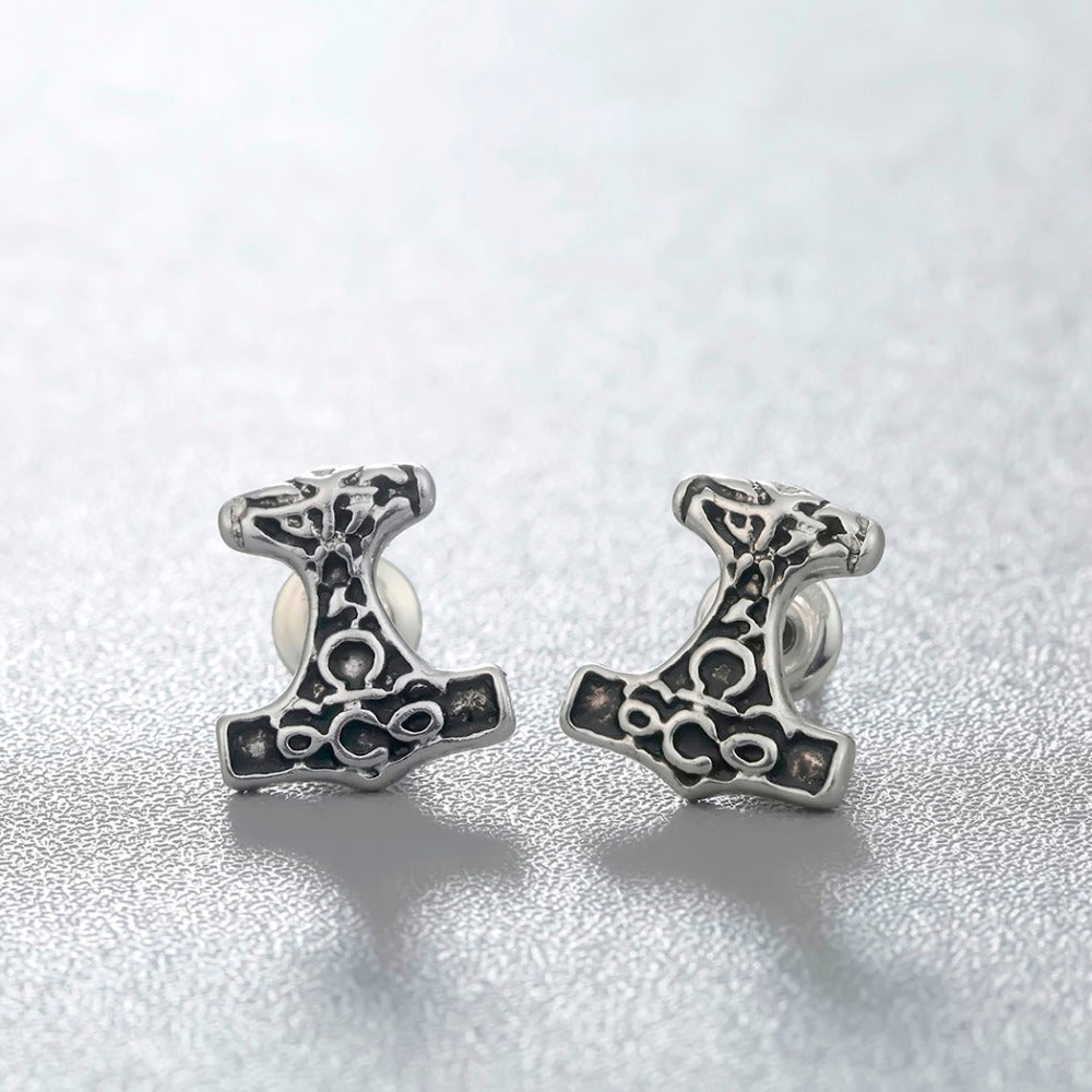 Mjolnir Earrings