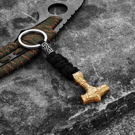 Mjölnir Paracord Keychain-Tales of Valhalla