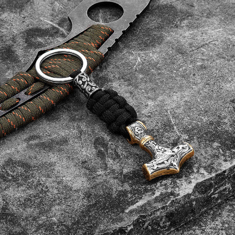 Mjölnir Paracord Keychain