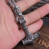 Mjölnir Runes Necklace