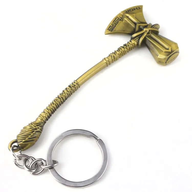 Mjolnir Thor Hammer Bottle Opener Keychain