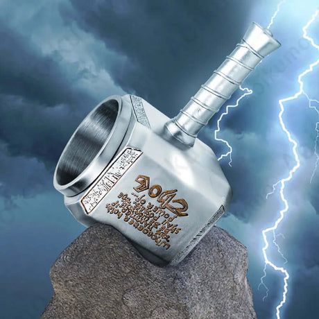 Mjolnir Thor Hammer Tankard Mug-Tales of Valhalla