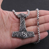 Mjölnir and Triquetra Necklace