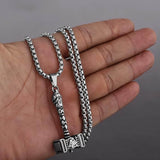 Mjolnir and Valknut Necklace