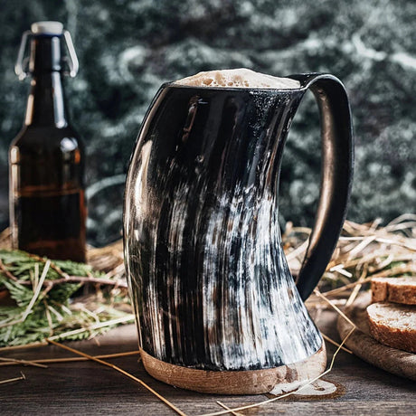 Modern Drinking Horn Mug-Tales of Valhalla