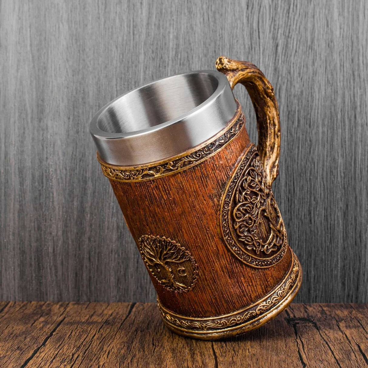 Nordic Tree of Life Yggdrasil Tankard Mug