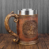 Nordic Tree of Life Yggdrasil Tankard Mug