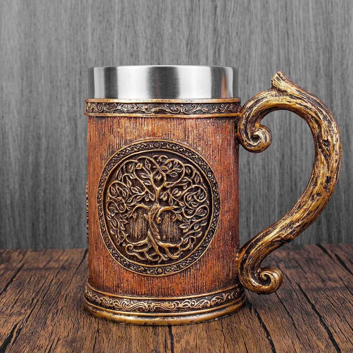 Nordic Tree of Life Yggdrasil Tankard Mug