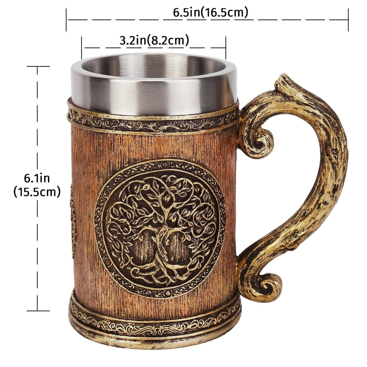 Nordic Tree of Life Yggdrasil Tankard Mug