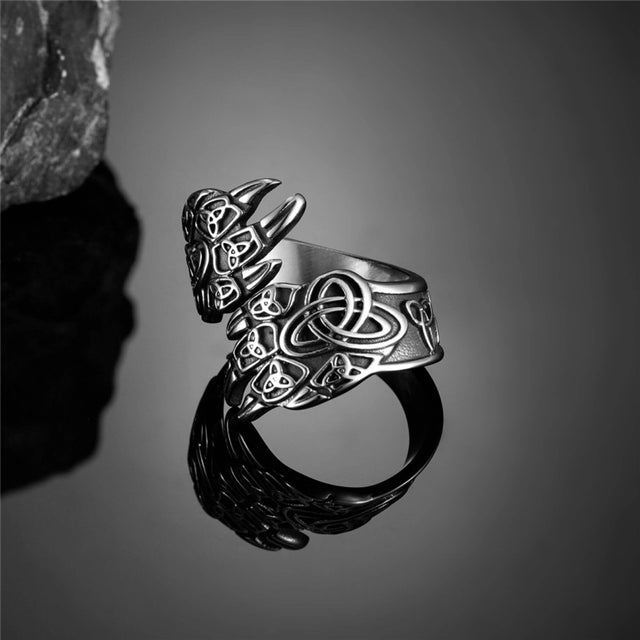 Norse Bear Claw Ring