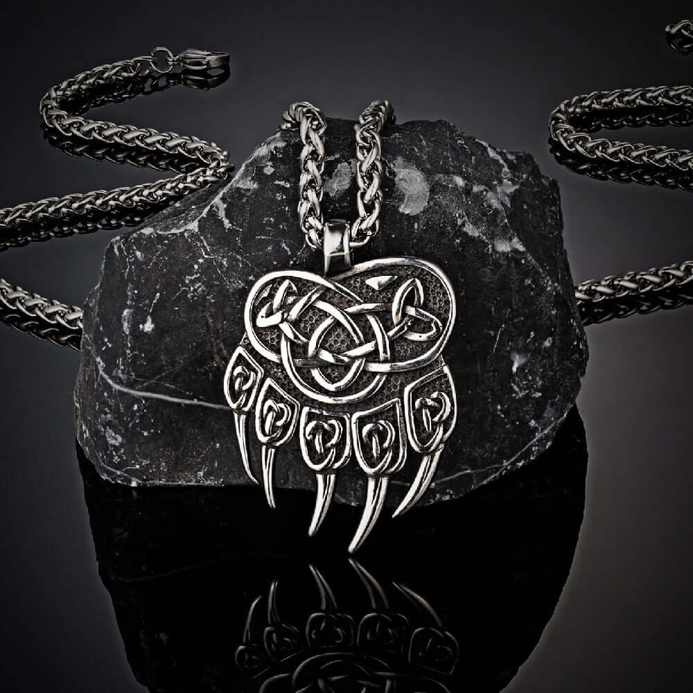 Norse Bear Paw Necklace