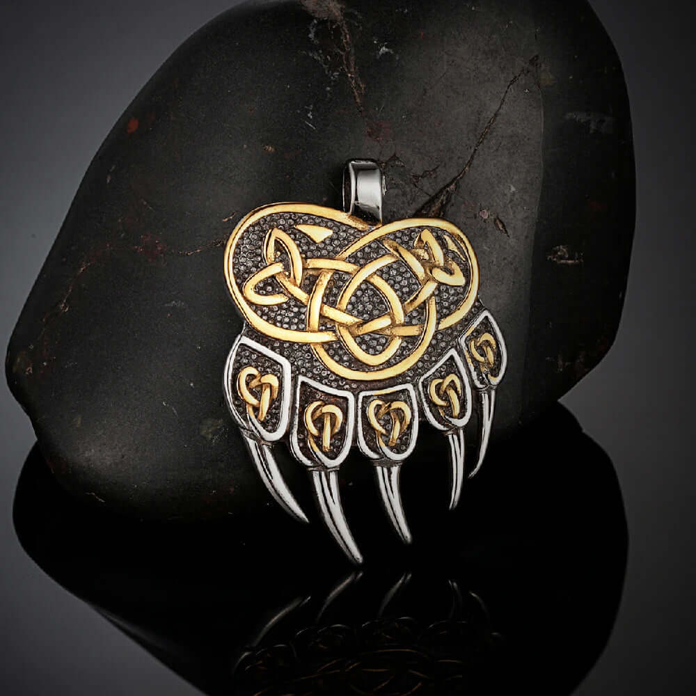 Norse Bear Paw Necklace