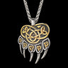 Norse Bear Paw Necklace-Tales of Valhalla