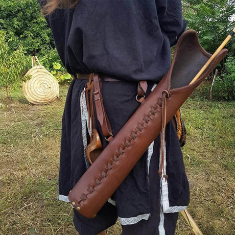 Norse Heritage Leather Quiver-Tales of Valhalla