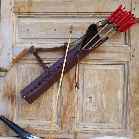 Norse Heritage Leather Quiver-Tales of Valhalla