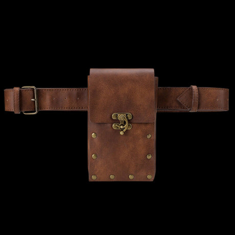 Norse Leather Belt Pouch-Tales of Valhalla