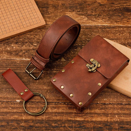 Norse Leather Belt Pouch-Tales of Valhalla