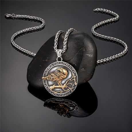 Norse Raven Necklace