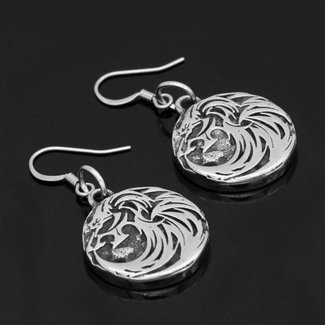 Norse Wolf Earrings-Tales of Valhalla