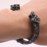 Norse Wolf Viking Bracelet Cuff