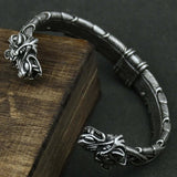 Norse Wolf Viking Bracelet Cuff