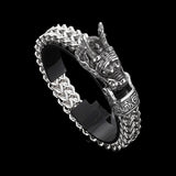 Norse Dragon Mesh Chain Bracelet