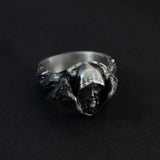 Odin Raven Amulet Ring