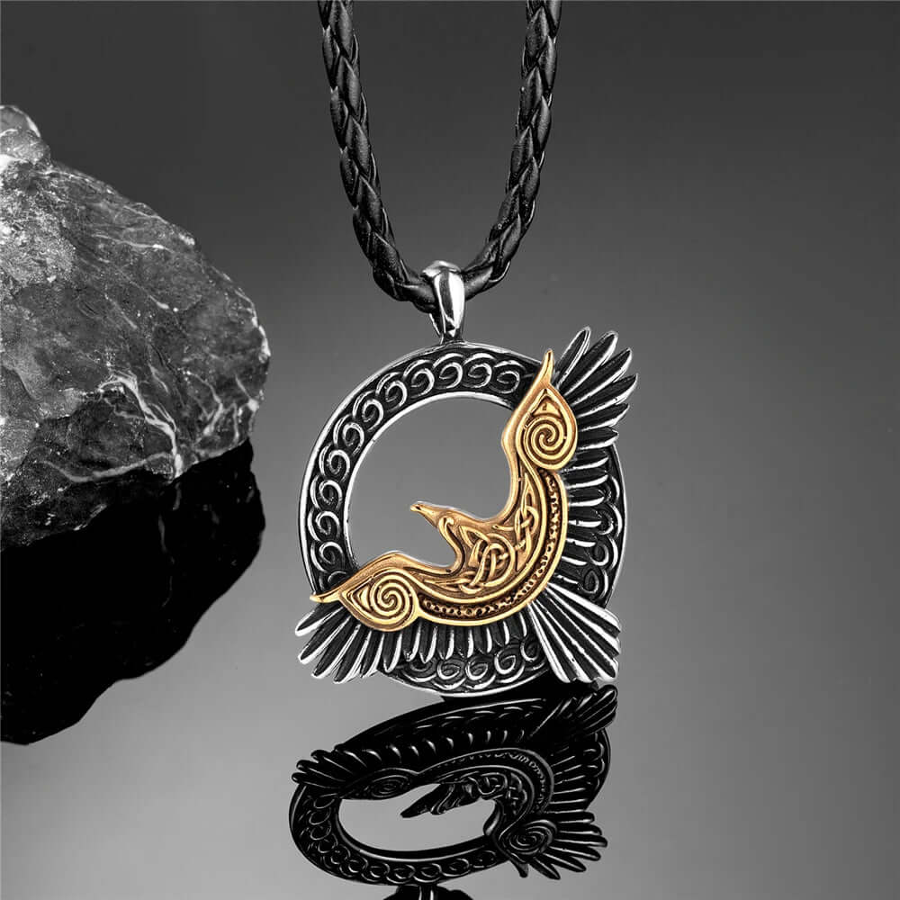 Odin's Raven Necklace